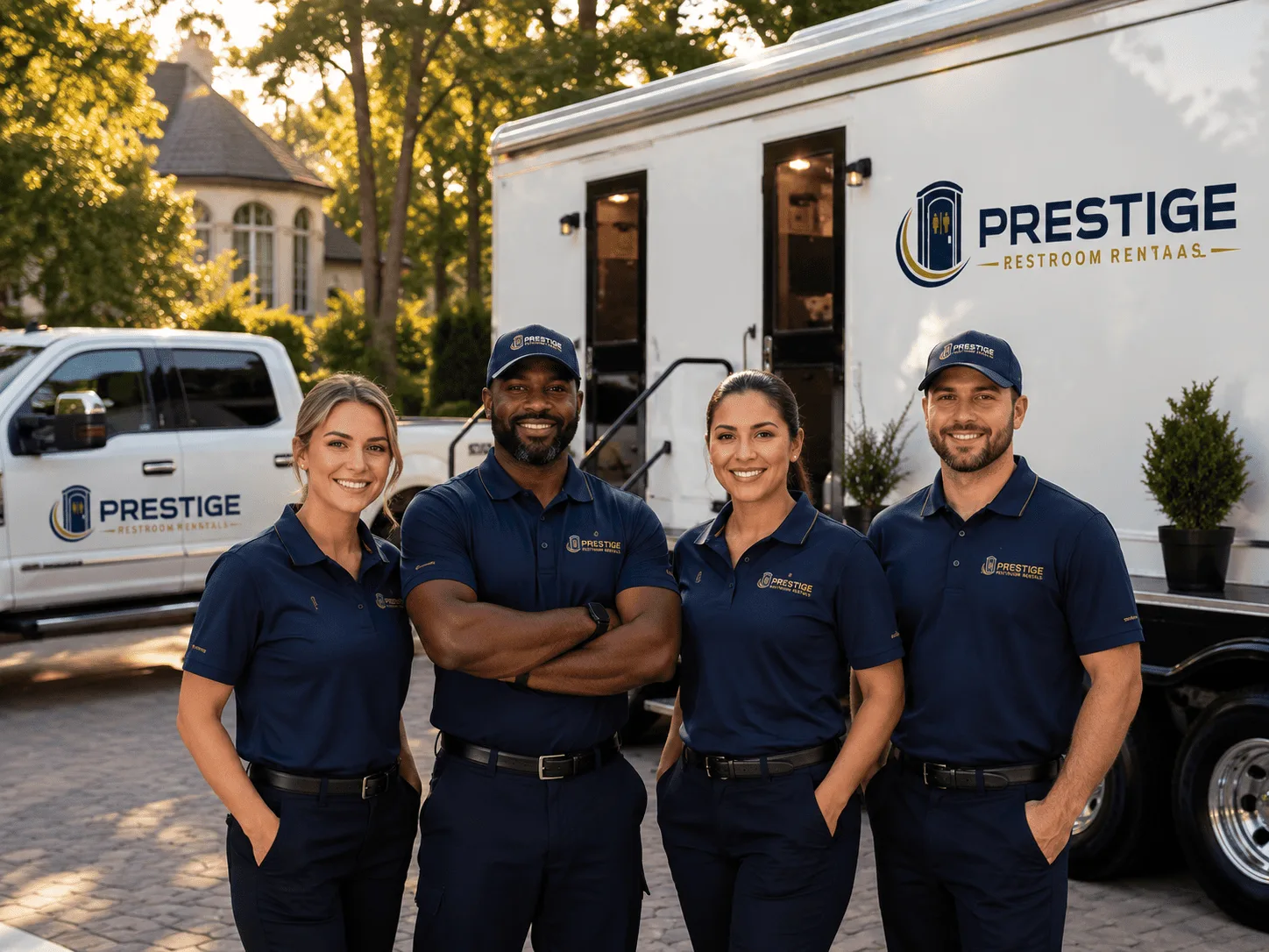 Trusted Luxury Portable Restrooms company in Shock, WV